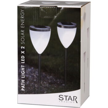 Súprava 2 záhradných LED svetiel Star Trading Garden, výška 34 cm - Image 4