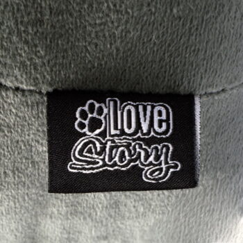 Tmavozelený pelech pre psa ø 50 cm – Love Story - Image 3