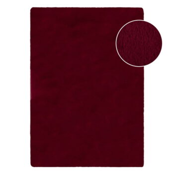 Vínová syntetická kožušina 80x150 cm Ivy Luxury Fur – Flair Rugs