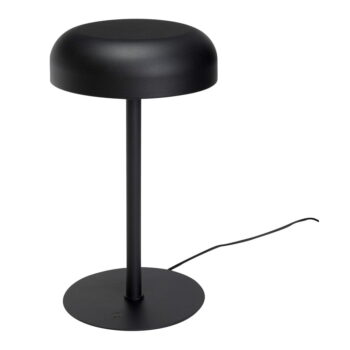 Čierna LED stmievateľná stolová lampa (výška 37 cm) Velo – Hübsch - Image 4