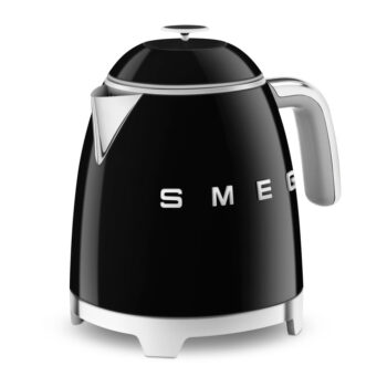 Čierna rýchlovarná kanvica z nehrdzavejúcej ocele 800 ml Retro Style – SMEG - Image 3