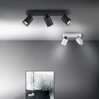 Biele bodové svietidlo ø 6 cm Pago – Trio - Image 4