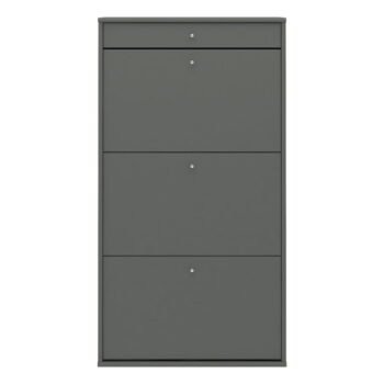 Sivá výklopná skrinka na topánky Mistral - Hammel Furniture - Image 2