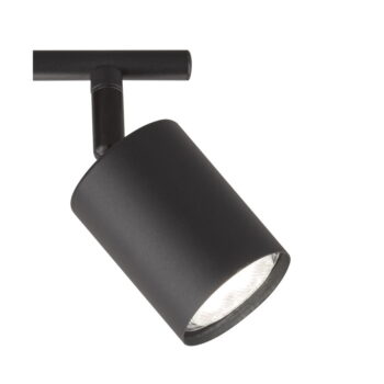 Čierne kovové LED bodové svietidlo 8x30 cm Vano – Fischer & Honsel - Image 2