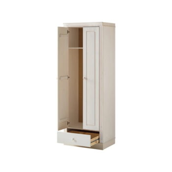 Biela šatníková skriňa z borovicového dreva 65x180 cm Anita – Støraa - Image 8