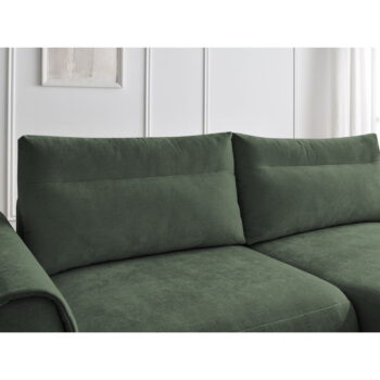 Tmavozelená rohová pohovka Aden – Bobochic Paris - Image 3
