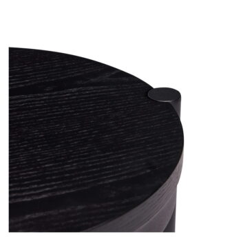 Čierna stolička Oto – Hübsch – Obrázok 4