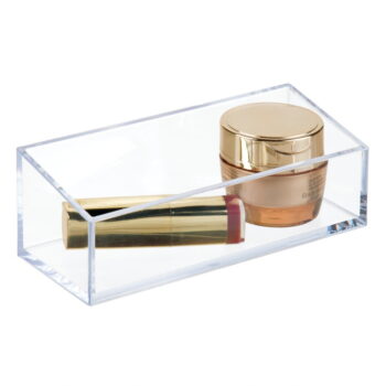 Priehľadný stohovateľný box iDesign Clarity, 15 x 6 cm – Obrázok 2