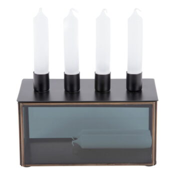 Sklenený svietnik Boxed Rectangle – PT LIVING - Image 6