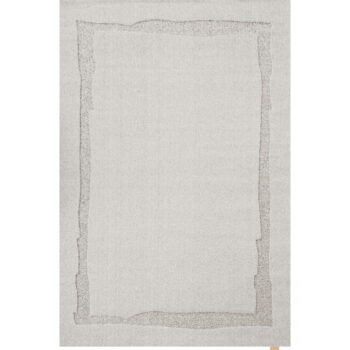 Svetlosivý vlnený koberec 133x190 cm Morphic Rocca – Agnella