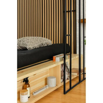 Dvojlôžková posteľ z borovicového dreva s roštom 140x200 cm Ziggy – Karup Design - Image 4