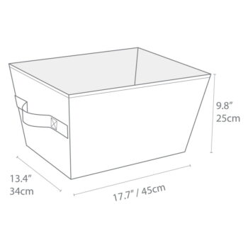 Úložný látkový košík 34,5x45x25 cm Soft Storage – Bigso Box of Sweden - Image 5