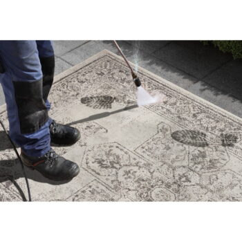 Sivo-krémový vonkajší koberec NORTHRUGS Borbon, 200 x 290 cm - Image 5