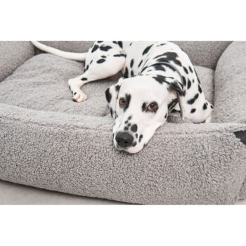 Sivý pelech pre psa z materiálu buklé 93x120 cm Senso Pebble L – MiaCara – Obrázok 6