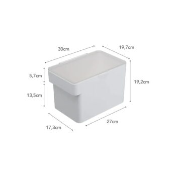 Súprava misky a boxu na granule pre domáceho maznáčika Tower – YAMAZAKI – Obrázok 7