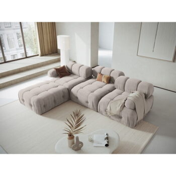 Svetlosivá rohová pohovka Ferento – Cosmopolitan Design - Image 3