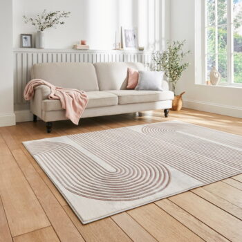 Ružovo-svetlosivý koberec 160x220 cm Apollo – Think Rugs - Image 5