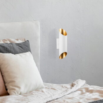 Biele nástenné svietidlo ø 8 cm Cut – Opviq lights - Image 3