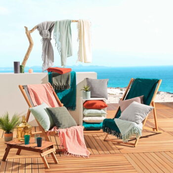 Deka 150x150 cm Lilia – douceur d'intérieur - Image 4