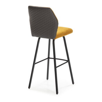 Barové stoličky v horčicovohnedej farbe v súprave 2 ks 75 cm Pol – Marckeric - Image 4