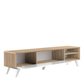 TV stolík v dekore duba v bielo-prírodnej farbe 165x43 cm Prism – TemaHome – Obrázok 6