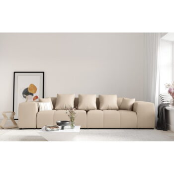 Béžový vankúš k modulárnej pohovke Rome - Cosmopolitan Design - Image 3