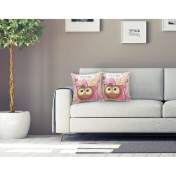 Detská obliečka na vankúš 43x43 cm Girl Owl – Mila Home – Obrázok 2