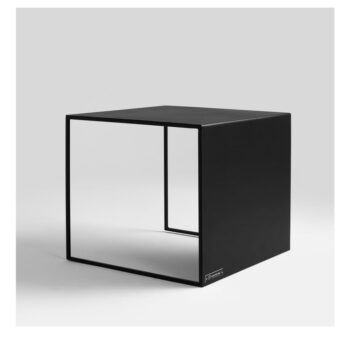 Čierny kovový konferenčný stolík 50x50 cm 2Wall – CustomForm – Obrázok 4