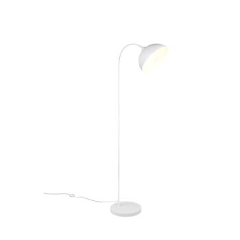 Biela stojacia lampa s kovovým tienidlom (výška 170 cm) Sierra – Trio - Image 5
