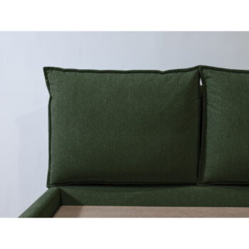 Tmavozelená čalúnená dvojlôžková posteľ s úložným priestorom a roštom 180x200 cm Garancia – Bobochic Paris – Obrázok 10