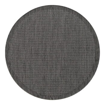 Tmavosivý okrúhly vonkajší koberec ø 160 cm Giza – Ayyildiz Carpets