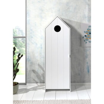 Biela otvorená detská šatníková skriňa 173x171,5 cm CASAMI – Vipack – Obrázok 6