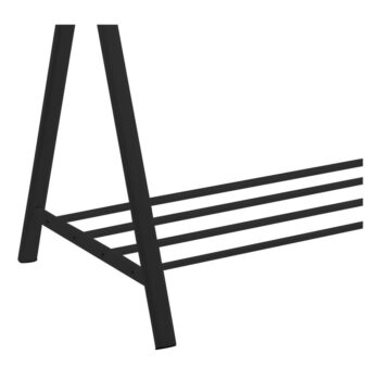 Čierny kovový stojan na oblečenie Brent - Actona - Image 7
