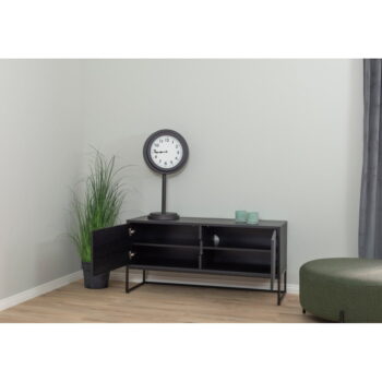 Čierny TV stolík Tenzo Lipp, 118 x 57 cm - Image 8