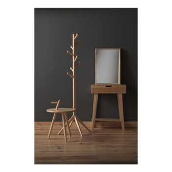Nástenné zrkadlo z brezového dreva Geese Pure, 65 × 45 cm – Obrázok 2