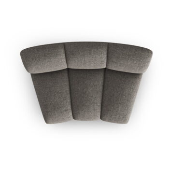 Tmavosivý modul pohovky (stredový diel) Lupine – Micadoni Home - Image 3