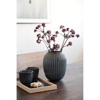 Antracitová kameninová váza Kähler Design Hammershoi, výška 20 cm - Image 2