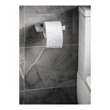 Biely nástenný kovový držiak na toaletný papier Gedy Pirenei – Sapho - Image 3