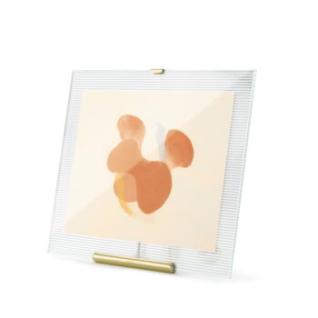 Sklenený stojací rámček v zlatej farbe 26x30,5 cm Flute – Umbra – Obrázok 5