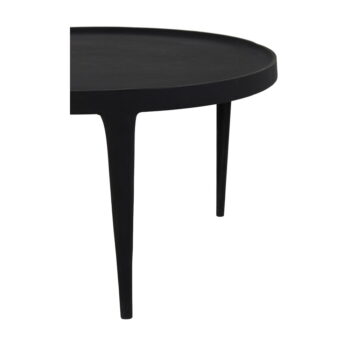 Čierne okrúhle konferenčné stolíky v súprave 2 ks ø 75 cm Tobias – Light & Living – Obrázok 7