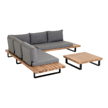 Set sivého záhradného nábytku Kave Home Zalika – Obrázok 3