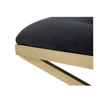 Lavica v čierno-zlatej farbe Mauro Ferretti Piramid, 100 × 40 cm - Image 11