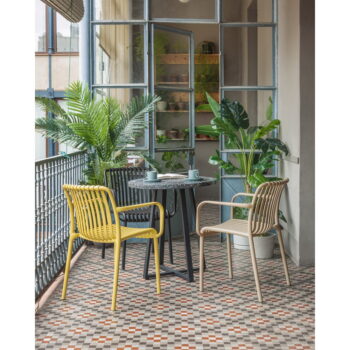 Čierna záhradná stolička Kave Home Isabellini - Image 8
