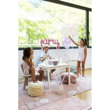 Ružový prateľný ručne tkaný bavlnený detský koberec 140x200 cm Noah – Lorena Canals – Obrázok 9