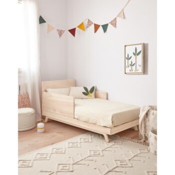 Set béžových detských obliečok a plachty z organickej bavlny Kave Home Ghia, 60 x 120 cm - Image 9