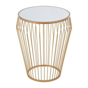 Okrúhly odkladací stolík so sklenenou doskou ø 45 cm Avantis – Premier Housewares – Obrázok 2