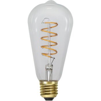 Teplá LED/filamentová žiarovka so stmievačom E27, 4 W Spiral Filament – Star Trading – Obrázok 3