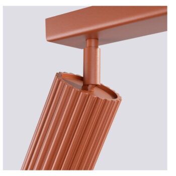 Stropné svietidlo v tehlovej farbe 6,5x45 cm Gleam – Nice Lamps - Image 9