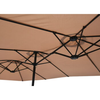 Béžový slnečník 456x270 cm Double - Rojaplast - Image 5