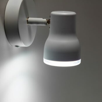 Biele LED nástenné svietidlo ø 6,5 cm Tehila - Kave Home - Image 2